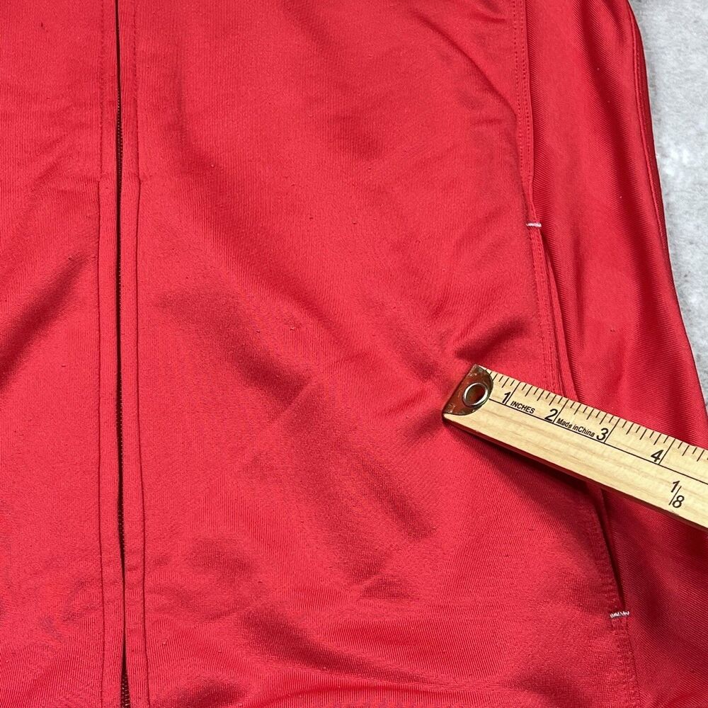 Vintage Nike Team Sweatshirt Men’s Medium Red Ohio State Buckeye Full Zip Swoosh - Picture 16 of 16
